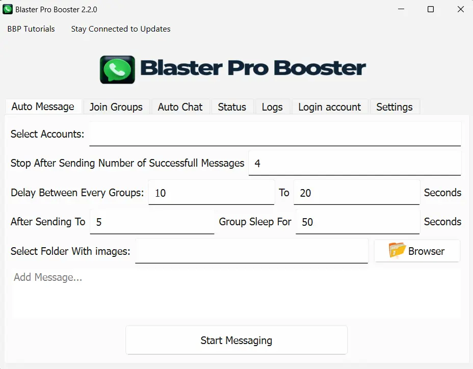 WhatsApp Account Warmer